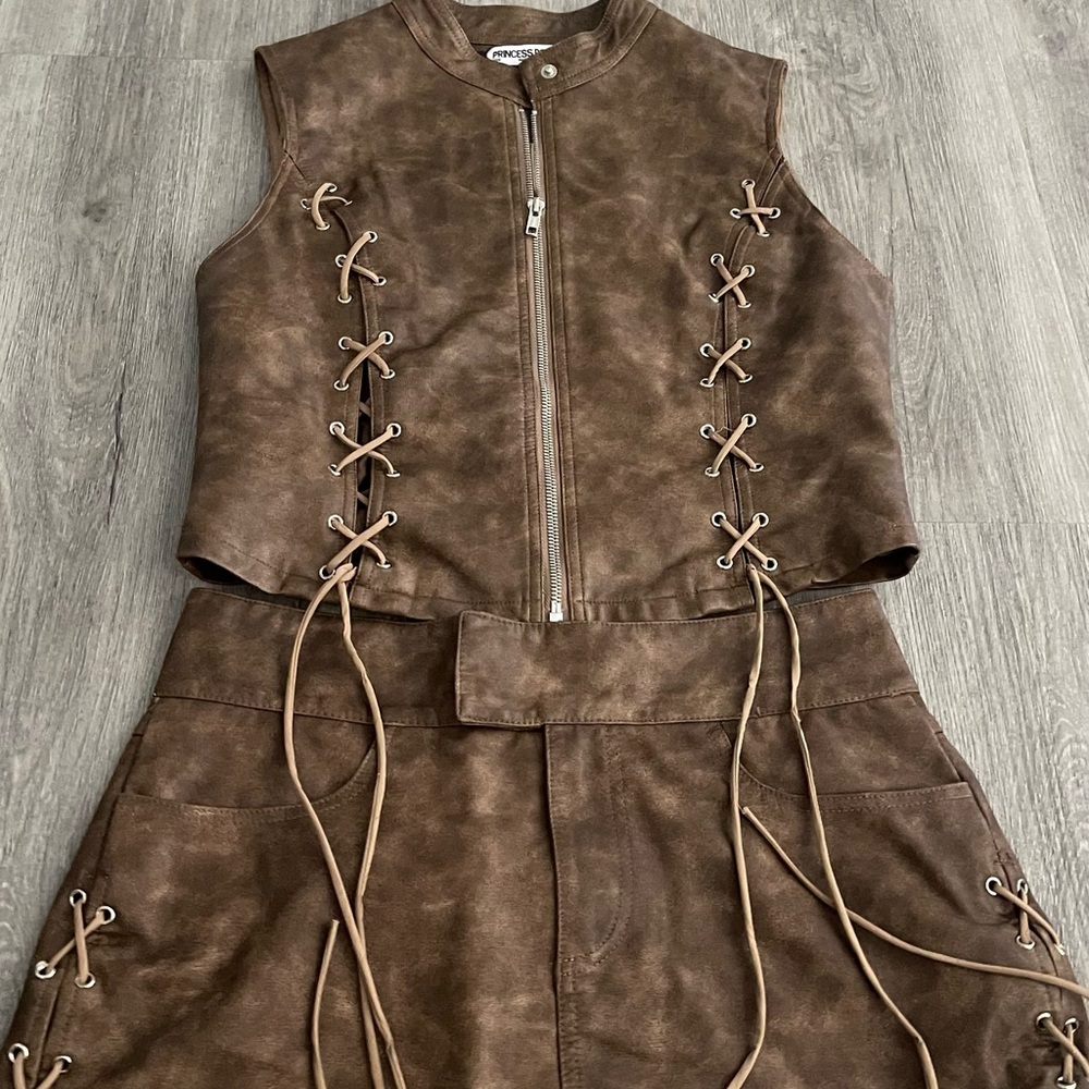 SALE! (previous buyer cancelled order) - Princess Polly Ceejay Faux leather set